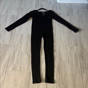 Sleek Black Long Sleeve Jumpsuit